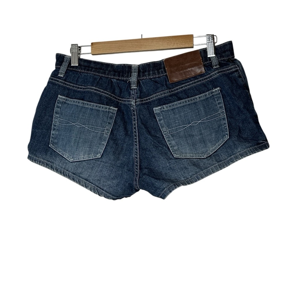 Abercrombie & Fitch Denim Shorts Women Medium Blue Vintage RARE Y2K Beach Summer